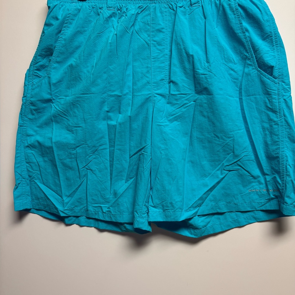Columbia PFG Turquoise Swim trunks